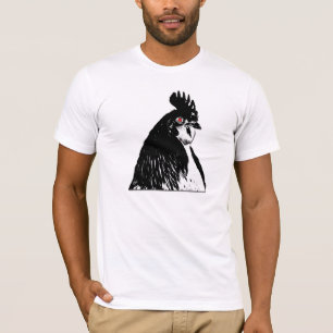 T-shirt faisant rage de poulet