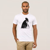 T-shirt faisant rage de poulet (Devant entier)
