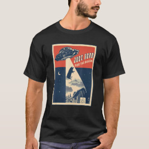 T-shirt Faisceau d'enlèvement de ferme extraterrestre Baco