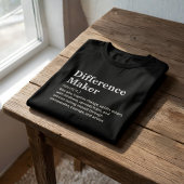 T-Shirt Faiseur de Différence Cadeau pour Enseigna
