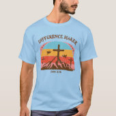 T-shirt Faiseur de Différence Croix (Devant)