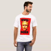 T-shirt Faiseur de mal de Bush (Devant entier)