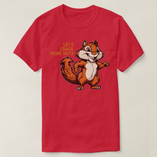 T-shirt Faisons craquer des noix (Design devant)