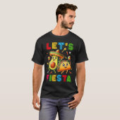 T-shirt Faisons de Fiesta Taco Avocado Funny Cinco De Mayo (Devant entier)