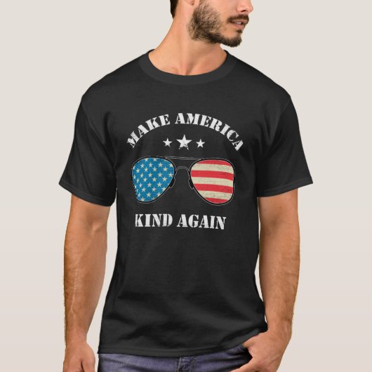 T-shirt Faisons de l'Amérique une sorte de nouveau Message (Devant)