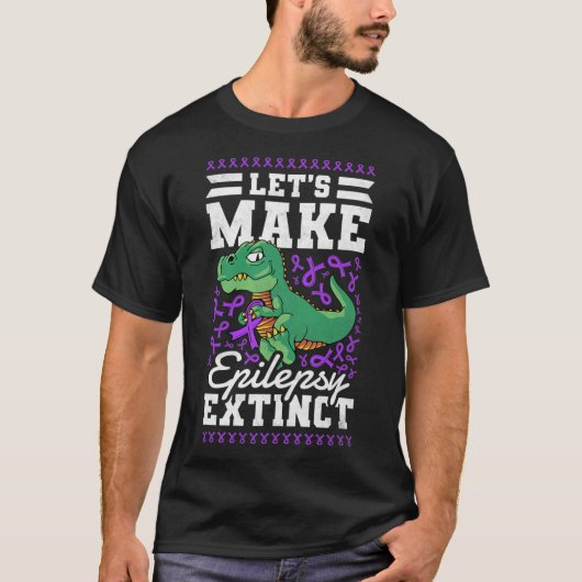 T-shirt Faisons de l'épilepsie une conscience de l'épileps (Devant)