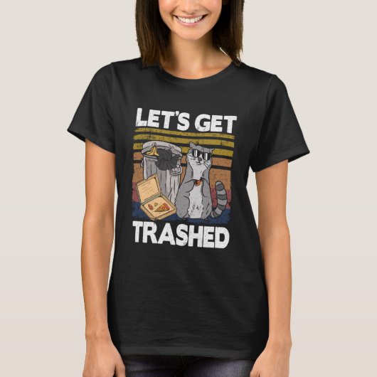 T-shirt Faisons des ordures jetées Pouvez-vous des ordures (Devant)