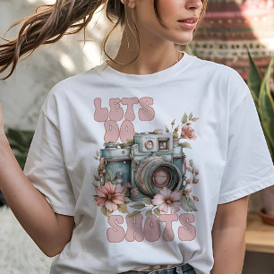 T-shirt Faisons des Photos Photographie