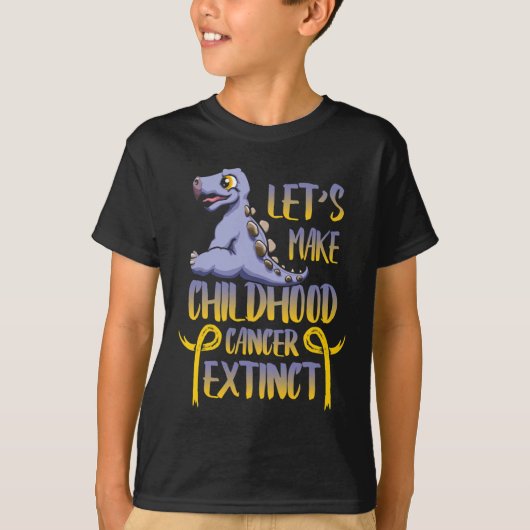 T-shirt Faisons en sorte que le cancer de l'enfance dispar (Devant)