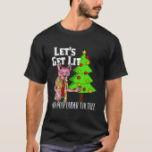 T-shirt Faisons-en un joli pyjama de Noël Stoner Kitty (Devant)