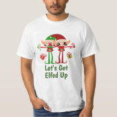T-shirt Faisons-en un plaisir de Noël personnalisé (Devant)