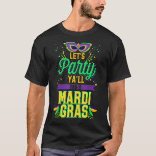 T-shirt Faisons la fête avec son Mardi Gras Fun Mask Carni