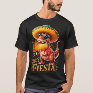 T-shirt Faisons la fête cinco de mayo dino fun Faisons la