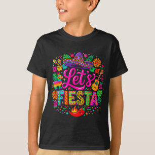 T-shirt Faisons la fête cinco de mayo drôle coloré mexicai