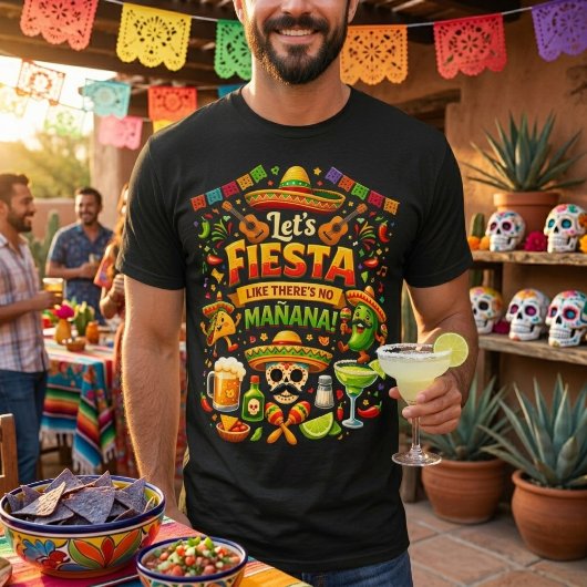 T-shirt Faisons la fête comme s'il n'y avait pas de demain
