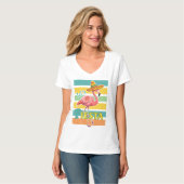 T-shirt Faisons la Fête Flamant Cinco De Mayo (Devant entier)
