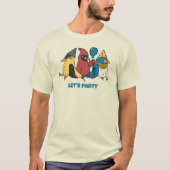 T-shirt Faisons la fête joyeuse aux oiseaux de jour mignon (Devant)