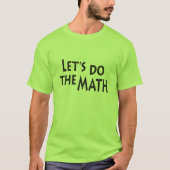 T-shirt Faisons les maths (Devant)