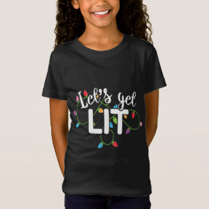 T-Shirt Faisons Lit Drôle Vêtements de Noël Xma