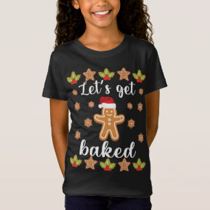 T-Shirt Faisons-nous cuire Noël Gingerpain biscuit Bakin