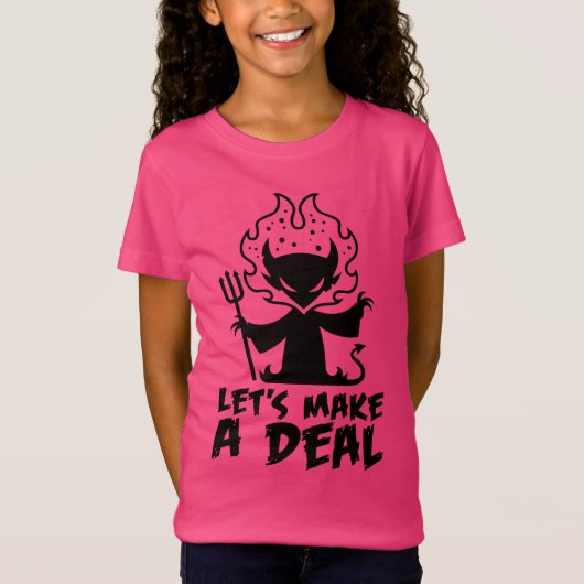 T-Shirt Faisons un accord avec le diable (Devant)