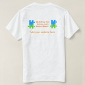 T-shirt Faisons une correspondance (Design dos)