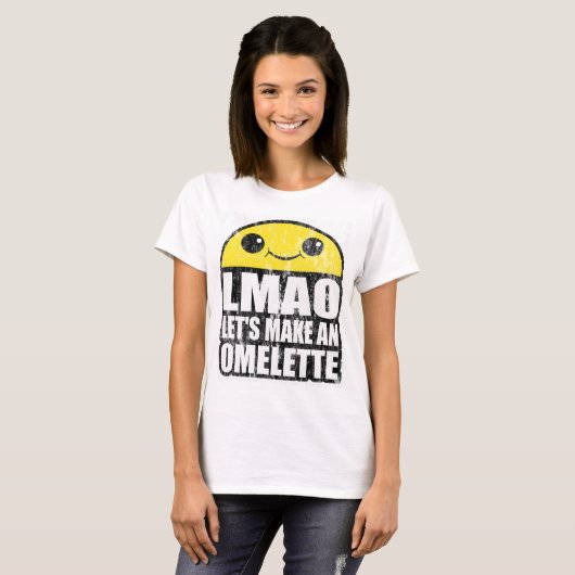 T-shirt Faisons une omelette DS (Devant entier)