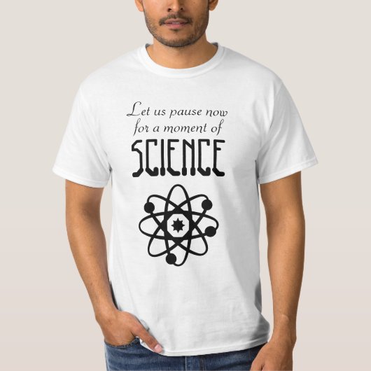 T-shirt Faisons une pause pendant un instant de la chemise (Devant)