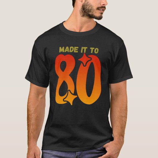 T-shirt Fait à 80 (Devant)
