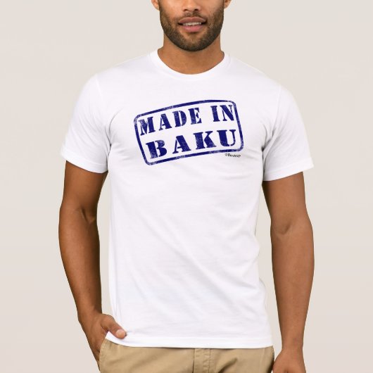 T-shirt Fait à Bakou (Devant)