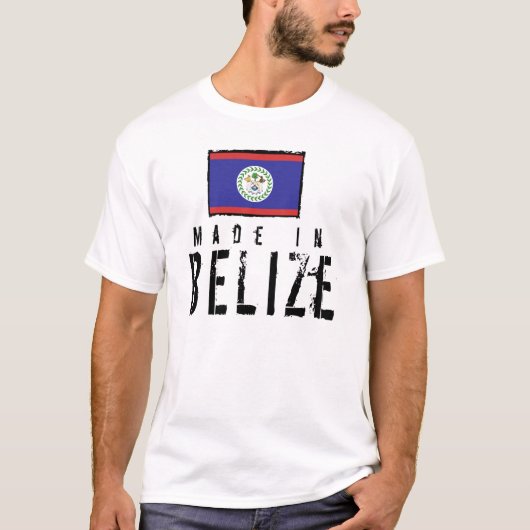 T-shirt Fait à Belize (Devant)