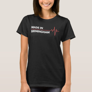 T-shirt Fait À Birmingham Angleterre Lieu De Naissance Vil