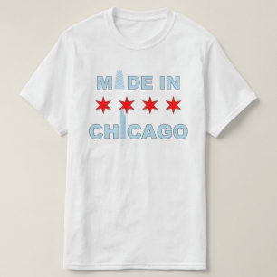 T-shirt Fait à Chicago, Illinois
