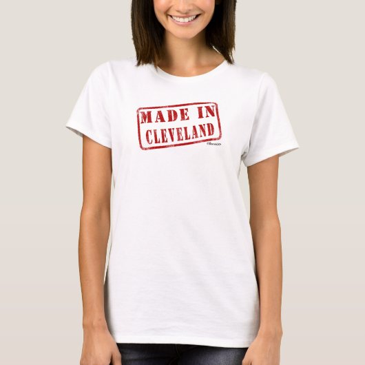 T-shirt Fait à Cleveland (Devant)