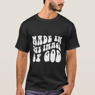 T-shirt Fait À L'Image De Dieu Citation Esthétique
