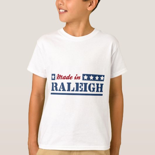 T-shirt Fait à Raleigh (Devant)