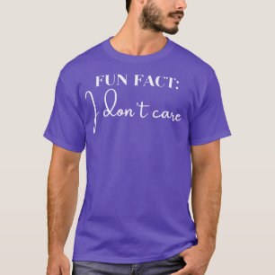T-shirt Fait amusant Je ne m'en préoccupe pas 2