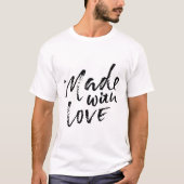 T-shirt Fait avec amour (Devant)