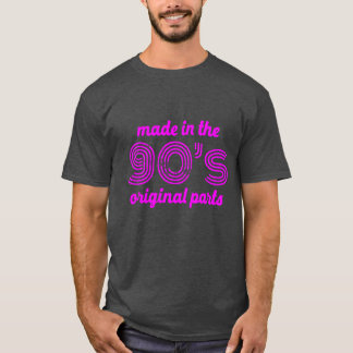 T-shirt FAIT DANS LES ANNÉES 90 PIÈCES D'ORIGINE fille