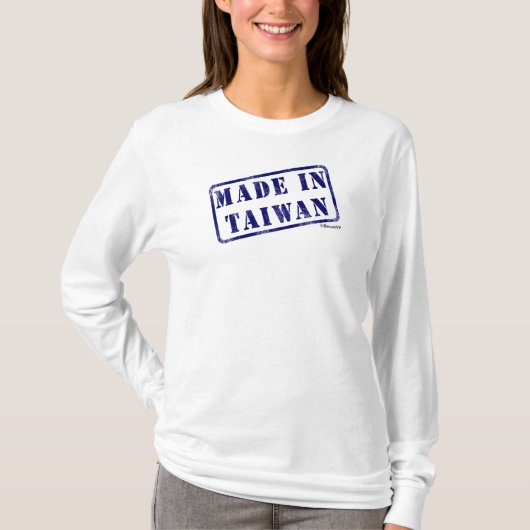 T-shirt Fait dans Taïwan (Devant)