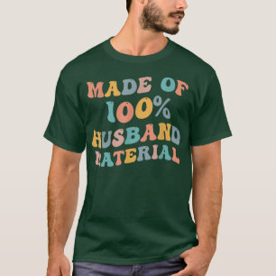 T-shirt Fait De 100 Mari Matériel Groom Drôle Bachelor