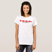 T-shirt Fait de briques (Devant entier)