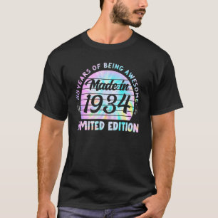 T-shirt Fait En 1934 13 Anniversaire 13 Anniversaire