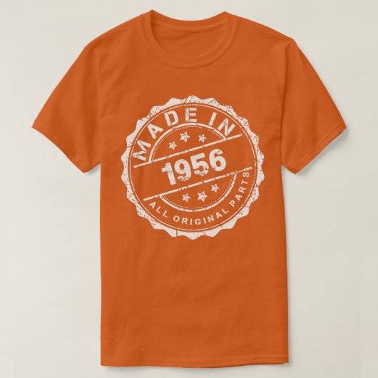 T-SHIRT FAIT EN 1956 TOUTES LES PIÈCES ORIGINALES (Design devant)