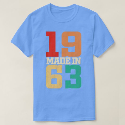T-shirt Fait en 1963 (Design devant)