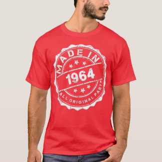 T-SHIRT FAIT EN 1964 TOUTES LES PIÈCES ORIGINALES