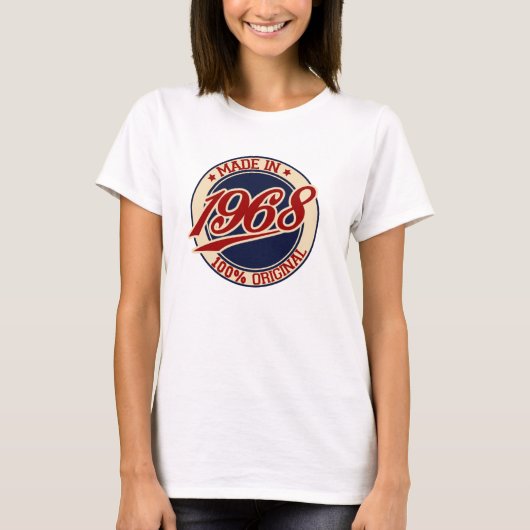 T-shirt Fait En 1968 (Devant)