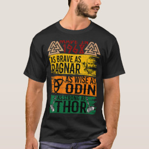 T-shirt Fait En 1968 Aussi Brave Que Ragnar Que Sage Odin