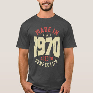 T-shirt Fait en 1970 53e anniversaire