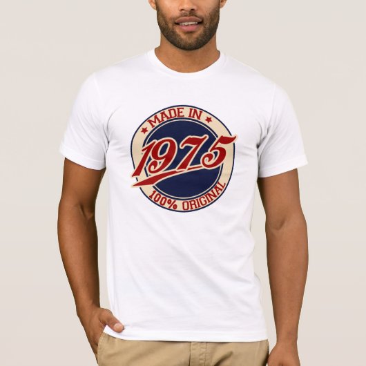T-shirt Fait En 1975 (Devant)